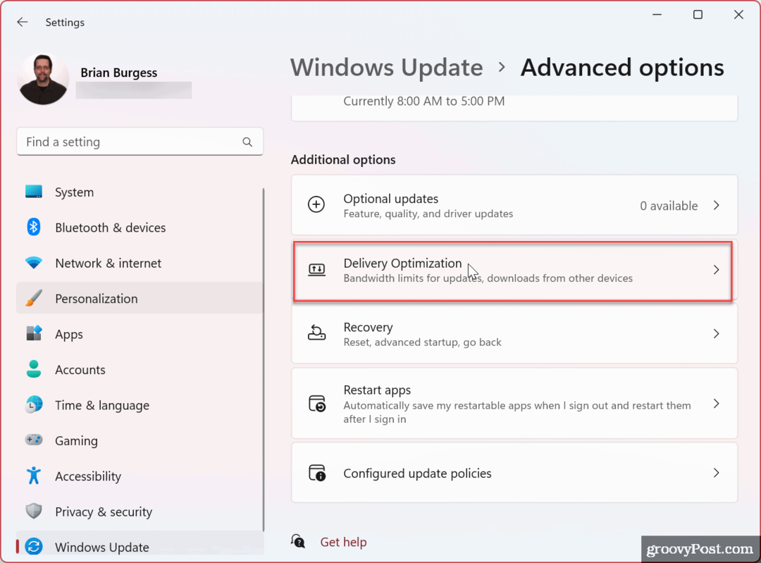 Bandbreite für Windows 11 begrenzen