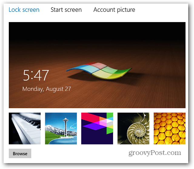 So passen Sie den Windows 8-Sperrbildschirm an