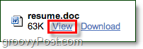 Anzeigen von DOC-Dateien in Google Mail