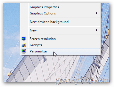 Windows 7 - Themen öffnen