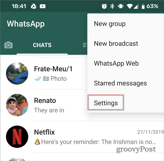 WhatsApp beendet das Hinzufügen zu Gruppeneinstellungen