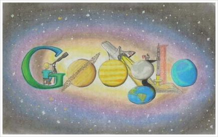 Meine Galaxie Google Doodle