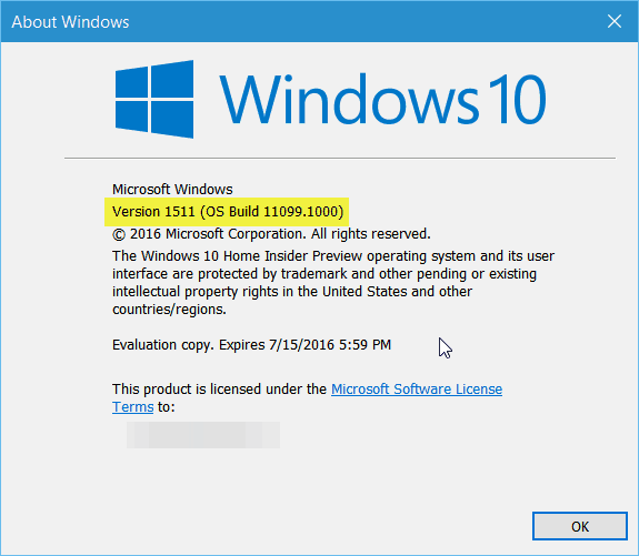 Neue Windows 10 Redstone Preview Build 11099 jetzt verfügbar