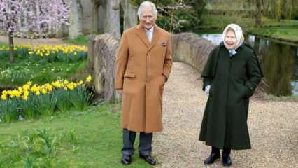 In dem Haus, das Prinz Harry verlassen hat, Königin II. Elizabeth und Prince Charles haben gepostet