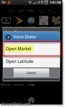 Öffnen Sie den Android App-Markt per Spracheingabe auf Android-Handys