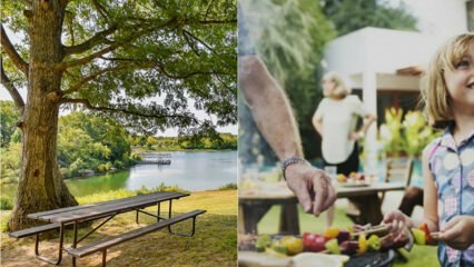 Grillplätze auf der anatolischen Seite Istanbuls