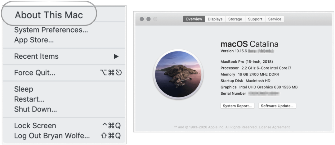 Mac-Version finden