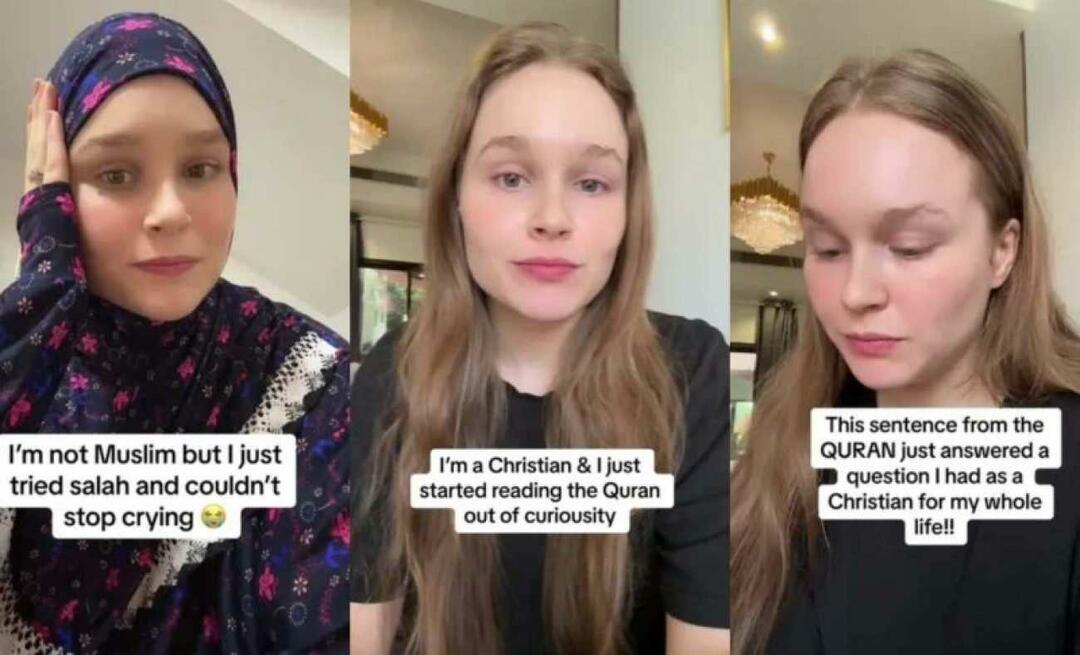Die junge Frau, die von den Ereignissen in Gaza betroffen war, wurde Muslimin! „Von nun an ist eine Person, die den Koran liest…“