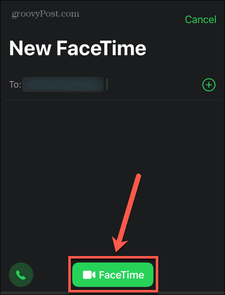 Facetime-Taste iphone
