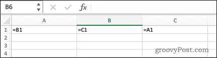 Ein indirekter Zirkelbezug in Excel