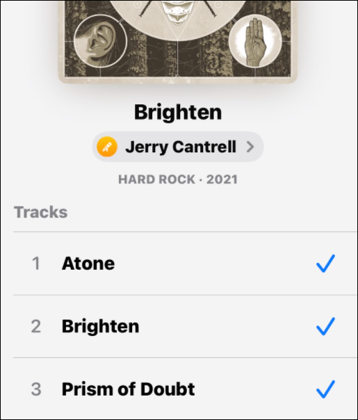 hinzugefügte Tracks erstellen eine gemeinsame Playlist auf Apple Music