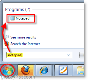 Windows 7 Screenshot - Editor öffnen