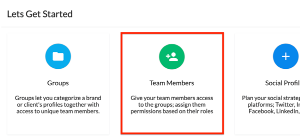 Fügen Sie zunächst Ihrem Statusbrew-Konto Teammitglieder hinzu.