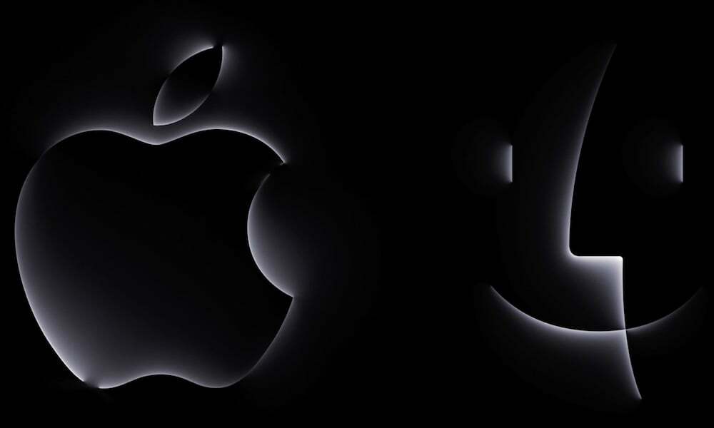 Apple-Logos mit gruseliger, sich schnell verwandelnder Grafik