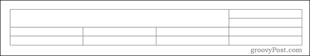 Zellen in einer Word-Tabelle erfolgreich zusammengeführt