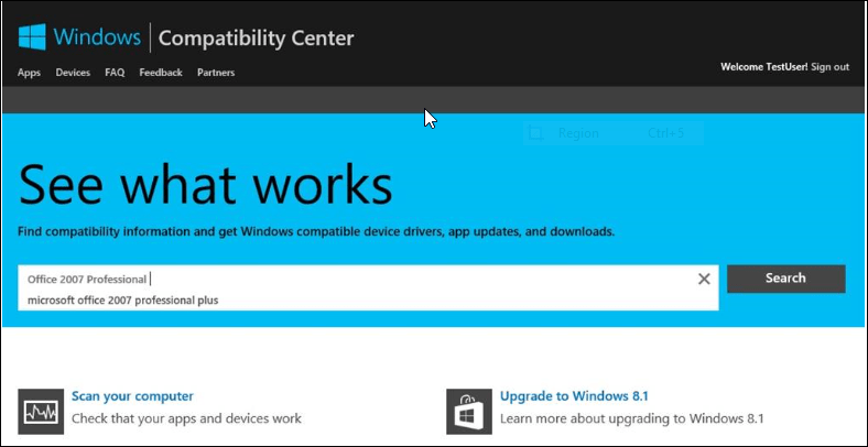 Microsoft hat seine Windows-Kompatibilitätswebsite beendet