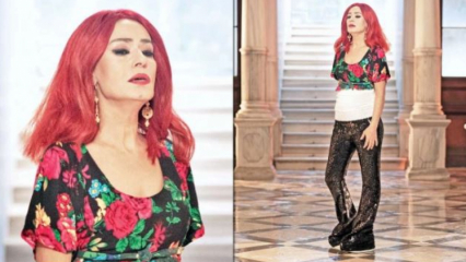 Yıldız Tilbe machte mit ihrer roten Perücke auf sich aufmerksam, die an Aysel Gürel erinnert!
