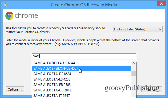 Chrome OS-Wiederherstellung