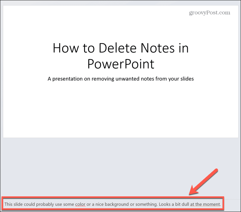 Powerpoint-Notizen