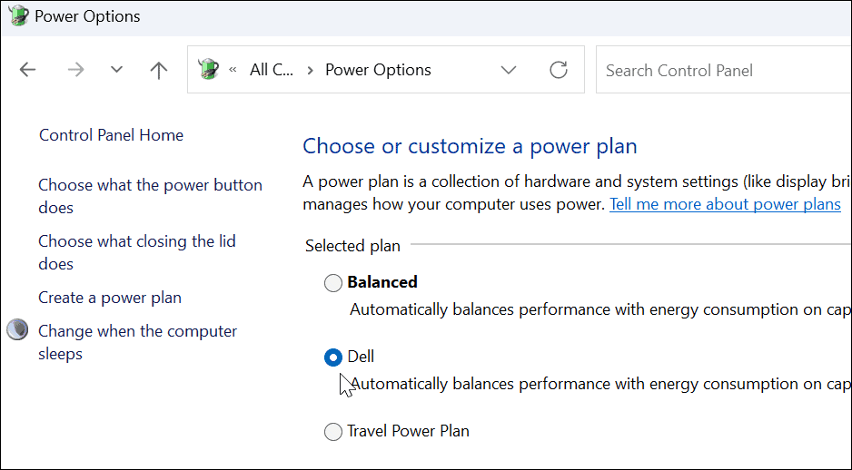 Erstellen Sie einen benutzerdefinierten Energiesparplan unter Windows 11