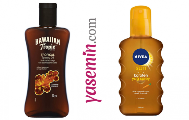 HAWAIIAN TROPIC Sonnenöl Coconut F0 200 ml & NIVEA Sun Sunscreen & Bronzer Spray Spf 50 200 ml