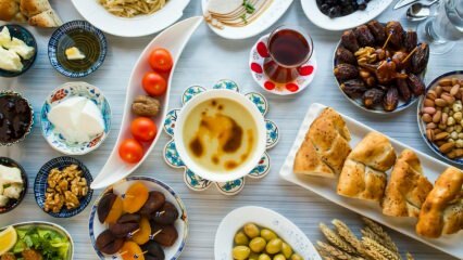 Wie ist das Sahur- und Iftar-Menü, das nicht zunimmt? Diätetische Ramadan Vorschläge ...