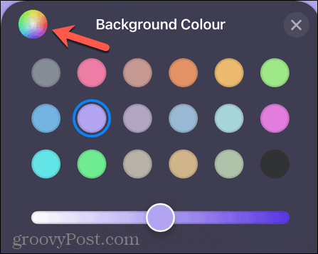 iOS-Kontaktposter-Monogramm-Farbauswahl