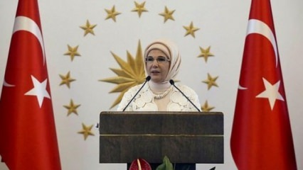 First Lady Erdoğan begrüßte die Frauen der Botschafter
