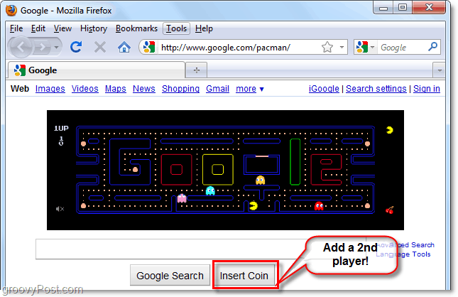 Pacman wird ständiger Einwohner von Google