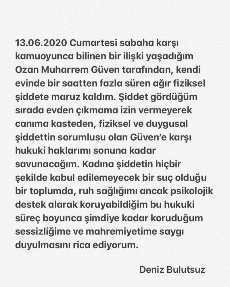 Schauspieler Ozan Güven hat Deniz Bulutsuz verletzt!