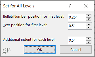 Set für alle Level