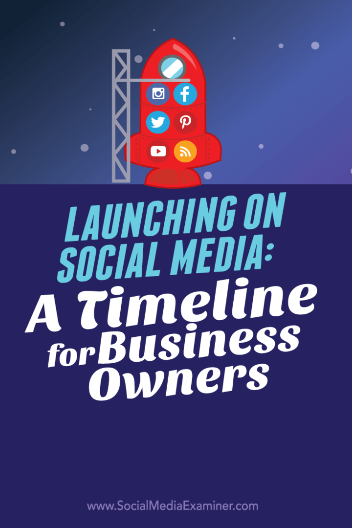 Start in Social Media: Ein Zeitplan für Geschäftsinhaber: Social Media Examiner