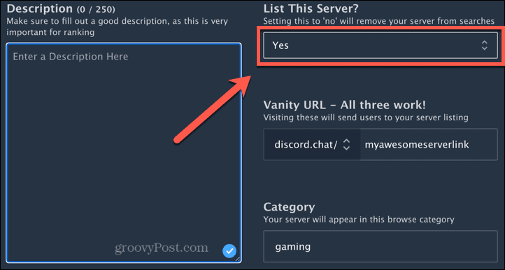 Discord-Server auflisten