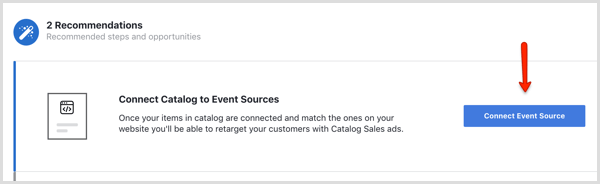 Facebook Connect Event Source-Schaltfläche