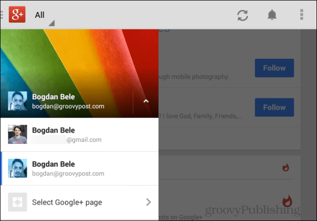 Google+ Android App wird aktualisiert: Verwendung der neuen Funktionen