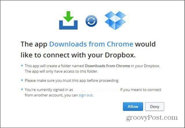 Download in Dropbox erlauben