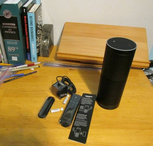 Amazon Echo ausgepackt