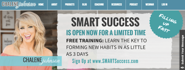 Chalene Johnsons Smart Success-Produktwerbung