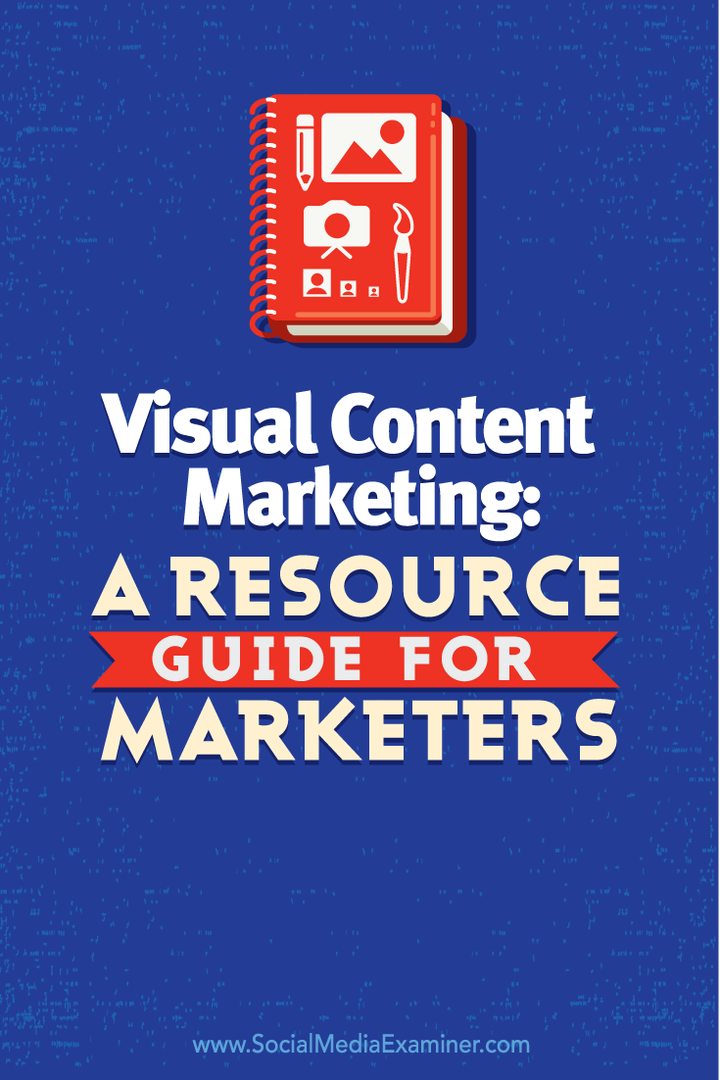 Marketingressourcen für visuelle Inhalte