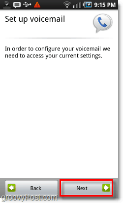 Google Voice auf Android Mobile Voicemail-Setup