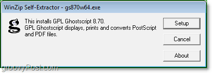 So installieren Sie Ghostscript in Windows 7 