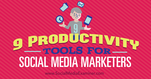 Marketing-Produktivitäts-Tools